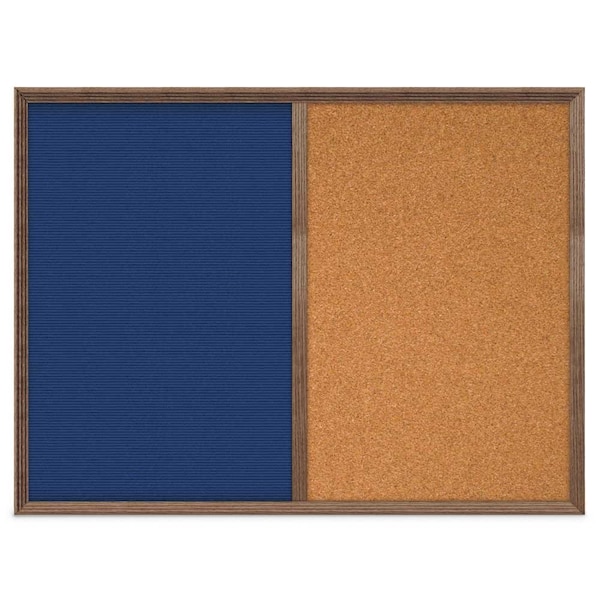 Slim Style Indoor Enclosed Corkboard, 12